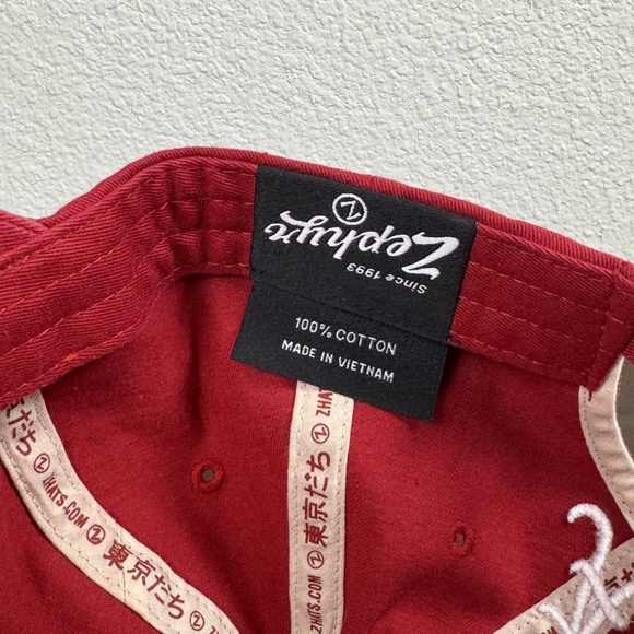 Alabama Crimson Tide Hat Cap Strap Back NCAA Football Tokyo-Dachi Mascot Zephyr - Picture 9 of 11